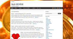 Desktop Screenshot of malepenize.cz